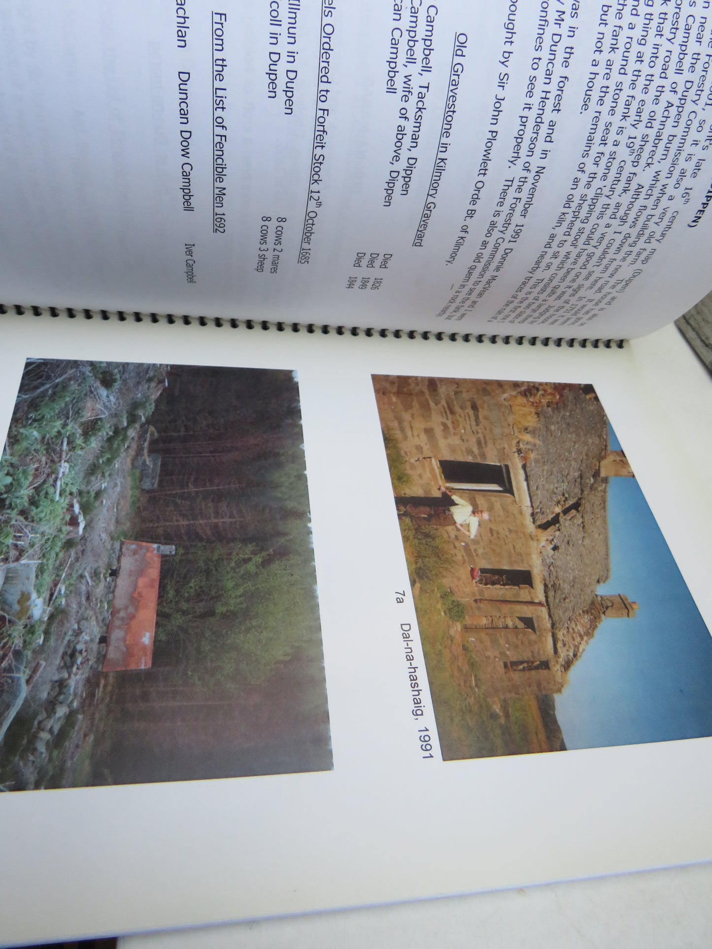 Deserted Settlements Of Glassary Parish By Allan Begg 2002  Author Signed