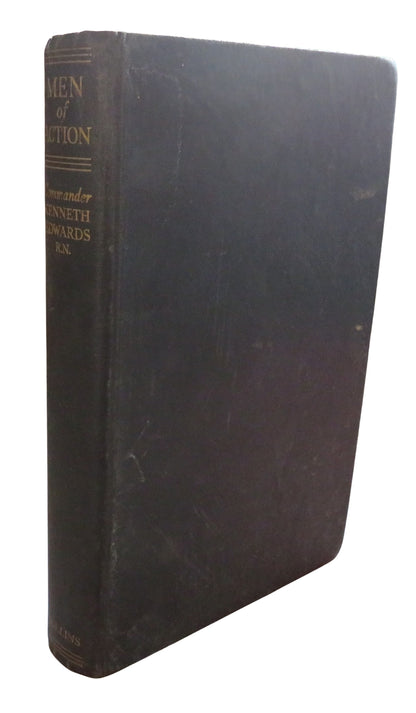 Men of Action By Commander Kenneth Edwards Royal Navy 1943 book front cover