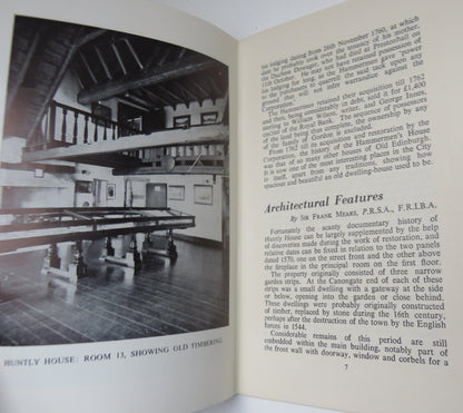 City and Royal Burgh of Edinburgh Handbook To The Museums of Local History 1958 Huntly House, Canong book image 5