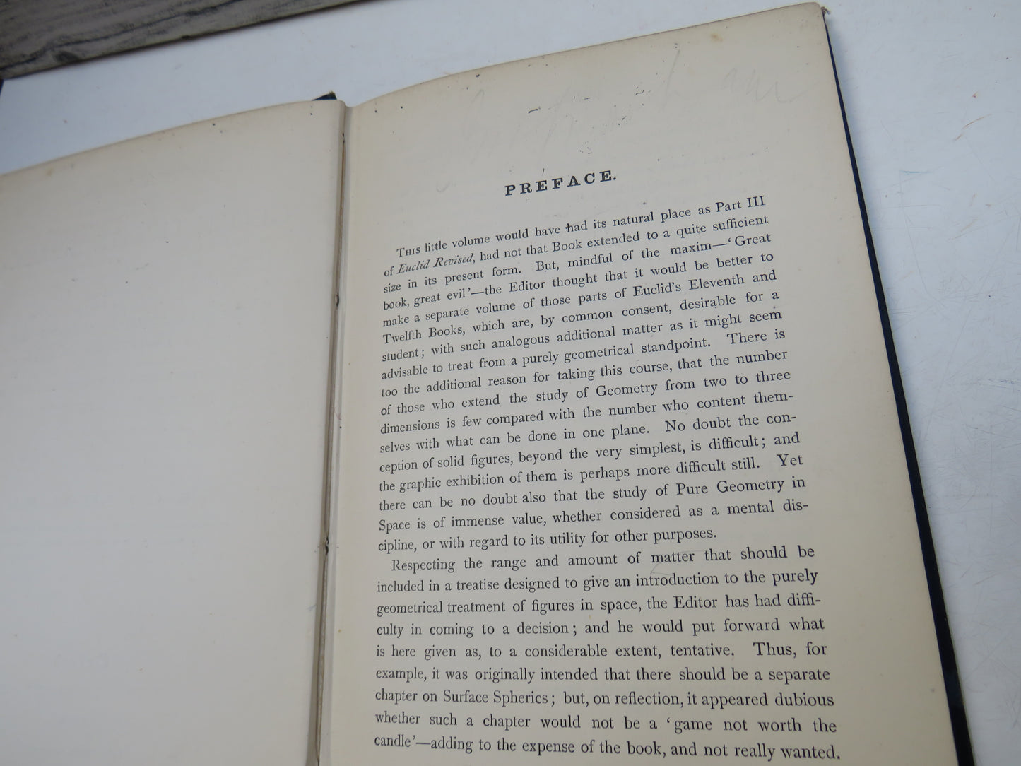 Geometry In Space Containing Parts of Euclid's Eleventh and Twelfth Books 1888