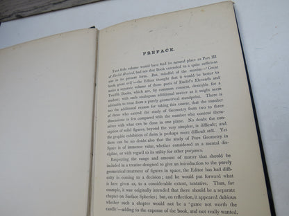 Geometry In Space Containing Parts of Euclid's Eleventh and Twelfth Books 1888 (Antique Mathematics  book image 5