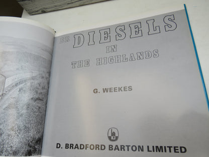 Br Diesels In The Highlands By G. Weekes 1976 book image 3