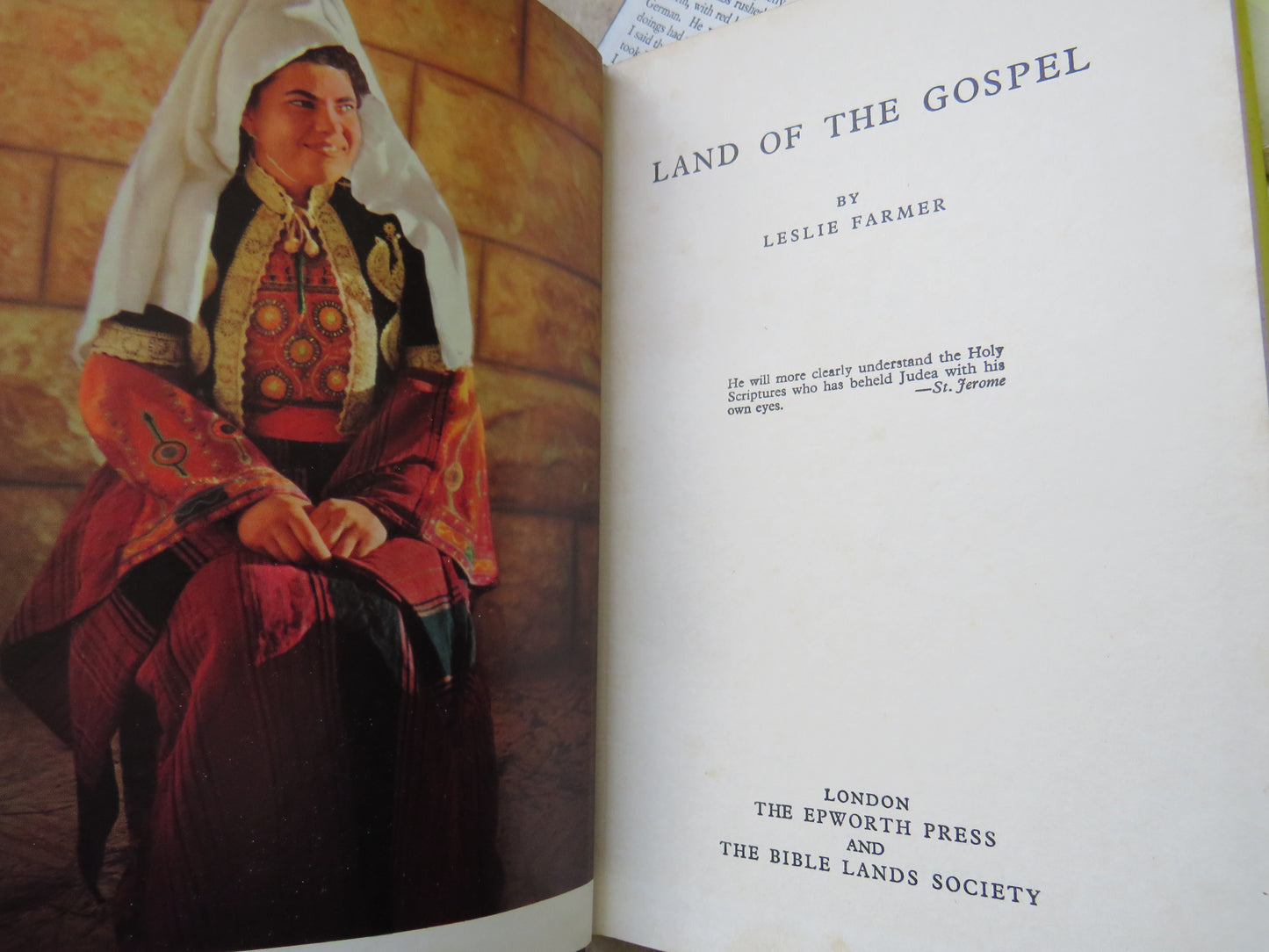 Land of The Gospel By Leslie Farmer 1963
