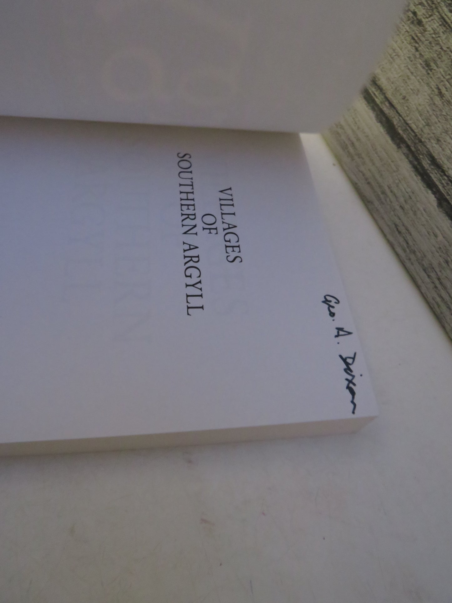 Villages of Southern Argyll By Marian Pallister 2004