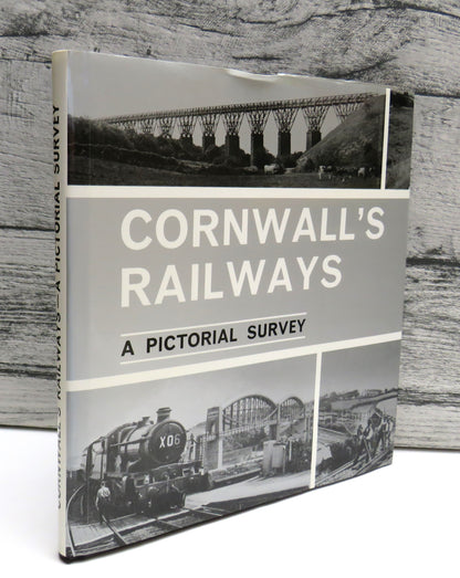 Cornwall's Railways A Pictorial Survey By Anthony Fairclough 1974 book front cover