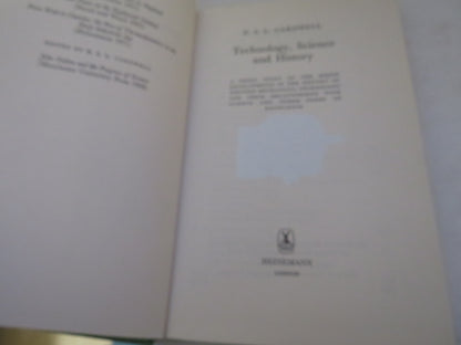 Technology, Science and History By D.S.L. Cardwell 1972 book image 5