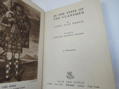 In The Steps Of The Clansmen By James Alan Rennie 1951 1st Edition book image 5