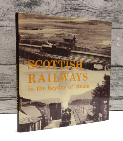 Scottish Railways In The Heyday of Steam By H.C. Casserley (Vintage Railway Book) book front cover