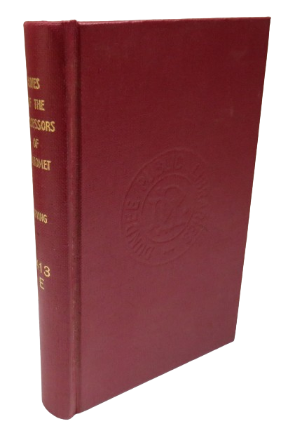 Lives of The Successors of Mahomet By Washington Irving 1854 book front cover