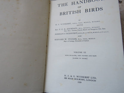 The Handbook of British Birds Volumes 1 - 5 1st Editions 1938 -1941 book image 9
