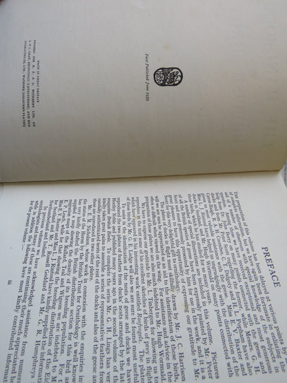 The Handbook of British Birds Volumes 1 - 5 1st Editions 1938 -1941 book image 10