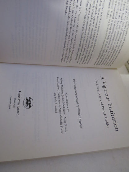 A Vigorous Institution The Living Legacy of Patrick Geddes 2007 book image 4