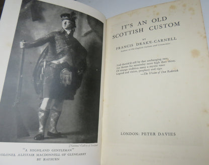 It's An Old Scottish Custom by Francis Drake-Carnell, 1939 book image 4