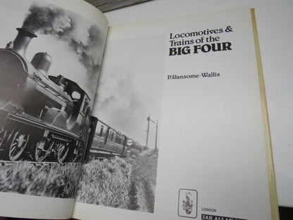 Locomotive & Trains Of The Big Four By P. Ransome-Wallis 1978 book image 3