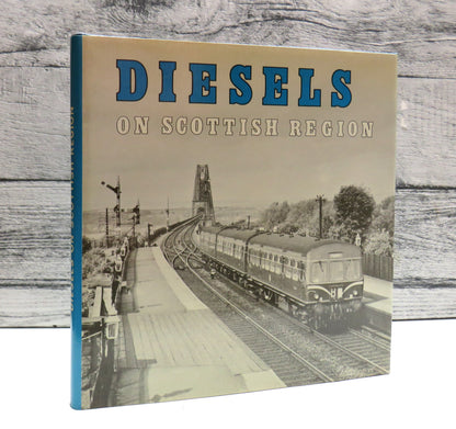 Diesels On Scottish Region by S. Rickard 1975 (Vintage Railway Book) book front cover