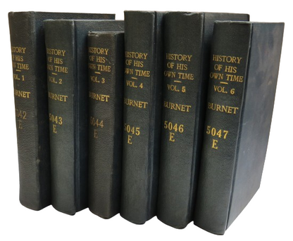 Bishop Burnet's History of His Own Time Vol 1 -6 - 1725 - 1753 book front cover