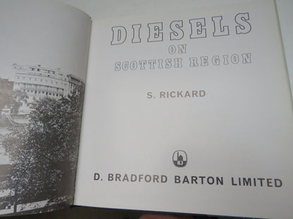 Diesels On Scottish Region by S. Rickard 1975 (Vintage Railway Book) book image 3