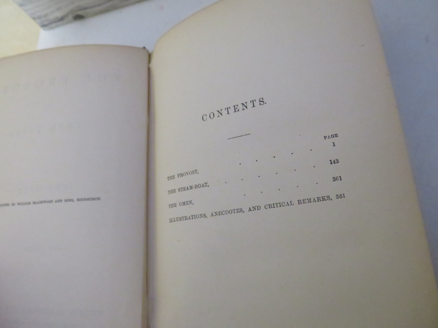 The Provost and Other Tales By John Galt 1868