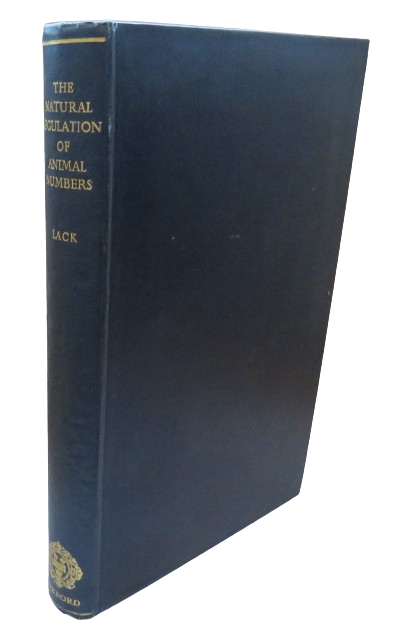 The Natural Regulation of Animal Numbers By David Lack F.R.S 1954 book front cover