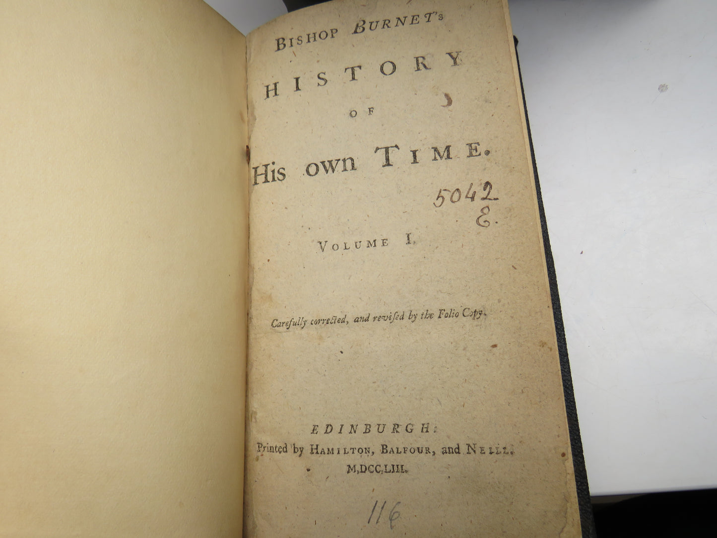 Bishop Burnet's History of His Own Time Vol 1 -6 - 1725 - 1753