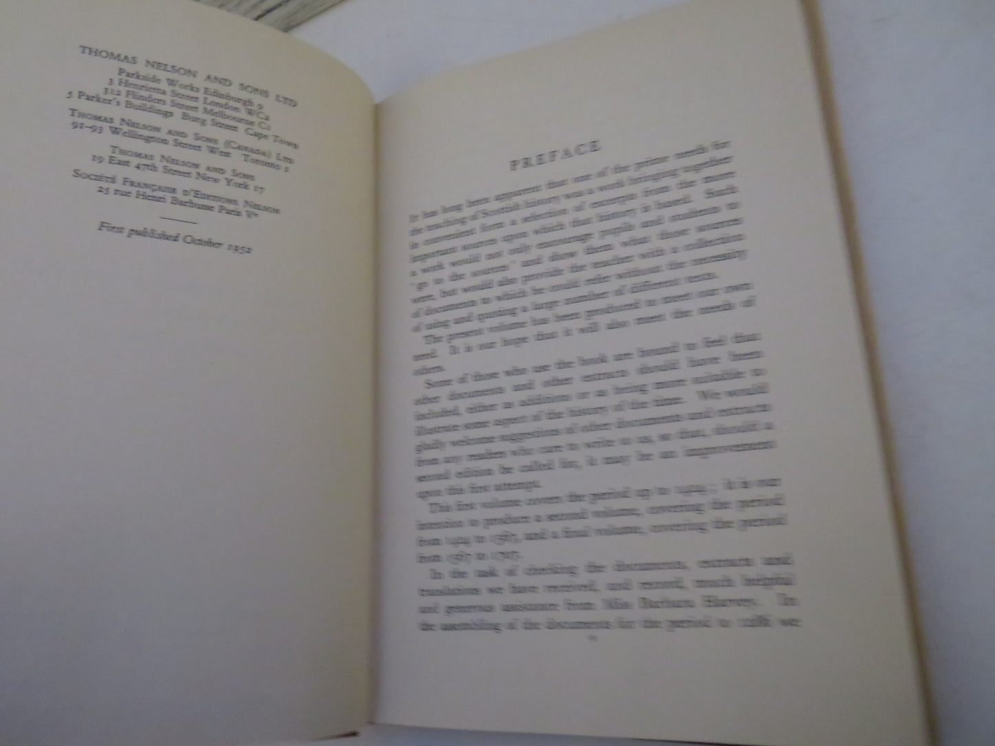 A Source Book of Scottish History Volume One From The Earliest Times to 1424