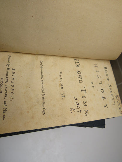 Bishop Burnet's History of His Own Time Vol 1 -6 - 1725 - 1753 book image 10