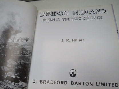 London Midland Steam in the Peak District by J.R. Hillier 1978 (Vintage Railway Book) book image 3