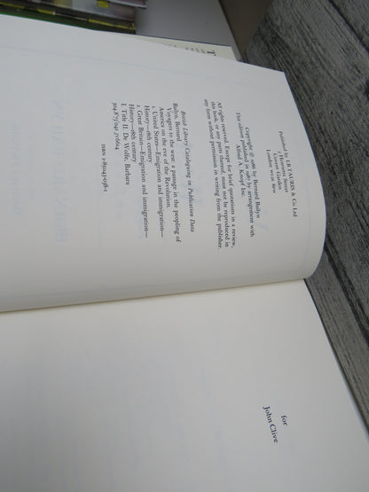 Voyagers to the West, Emigration from Britain to America on the Eve of the Revolution by Bernard Bai book image 4