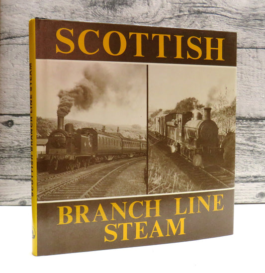Scottish Branch Line Steam edited by Jack Kernahan 1977 (Vintage Railway Book) book cover