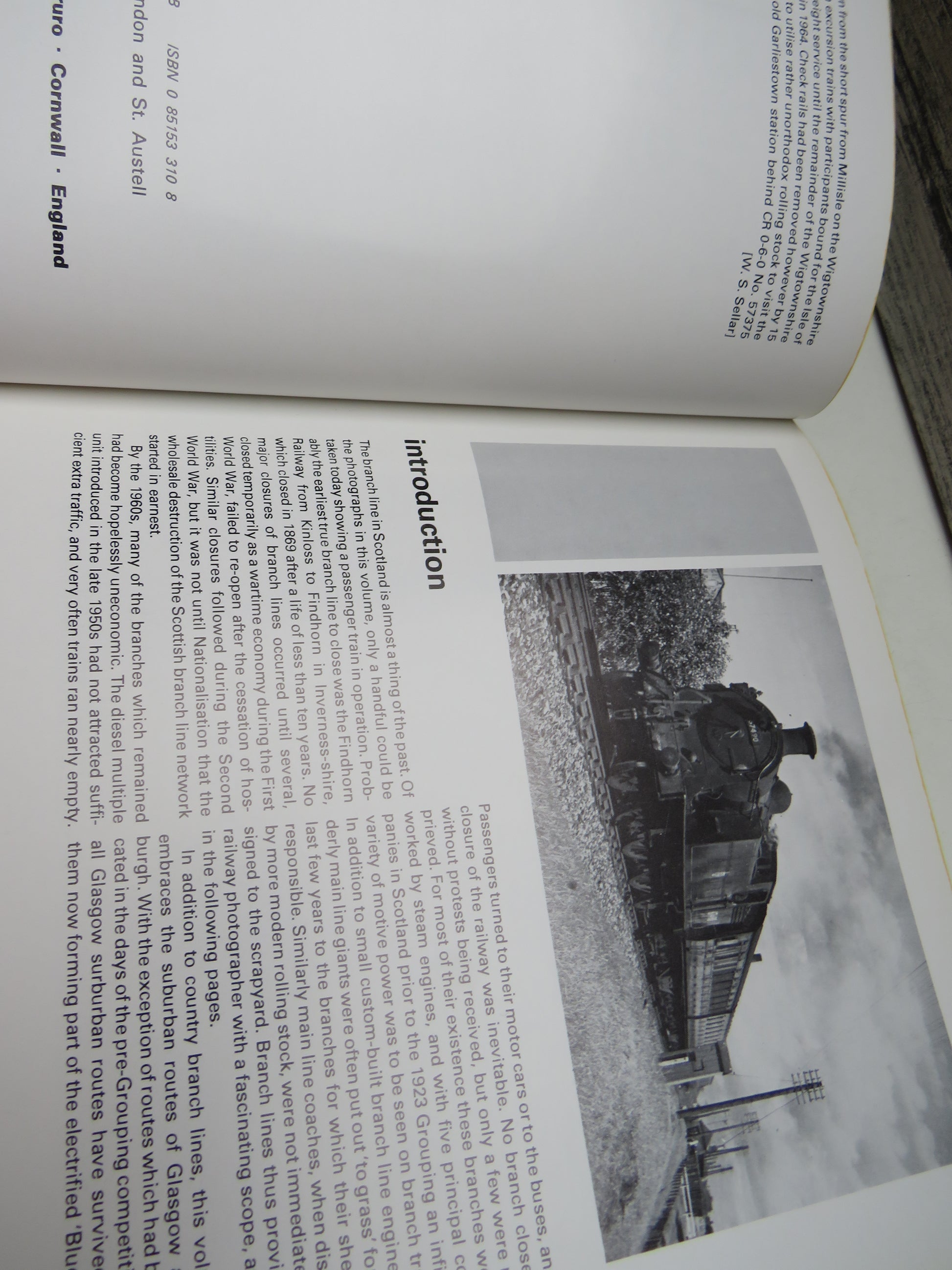 Scottish Branch Line Steam edited by Jack Kernahan 1977 (Vintage Railway Book) book 4