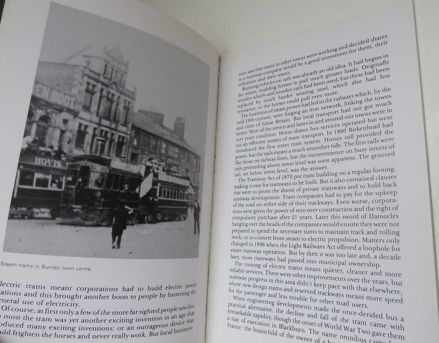 Over the Setts, East Lancashire Trams & Buses by Richard Catlow & Tom Collinge, 1978