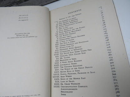 Inside Asia by John Gunther, 1942 War Edition book image 6