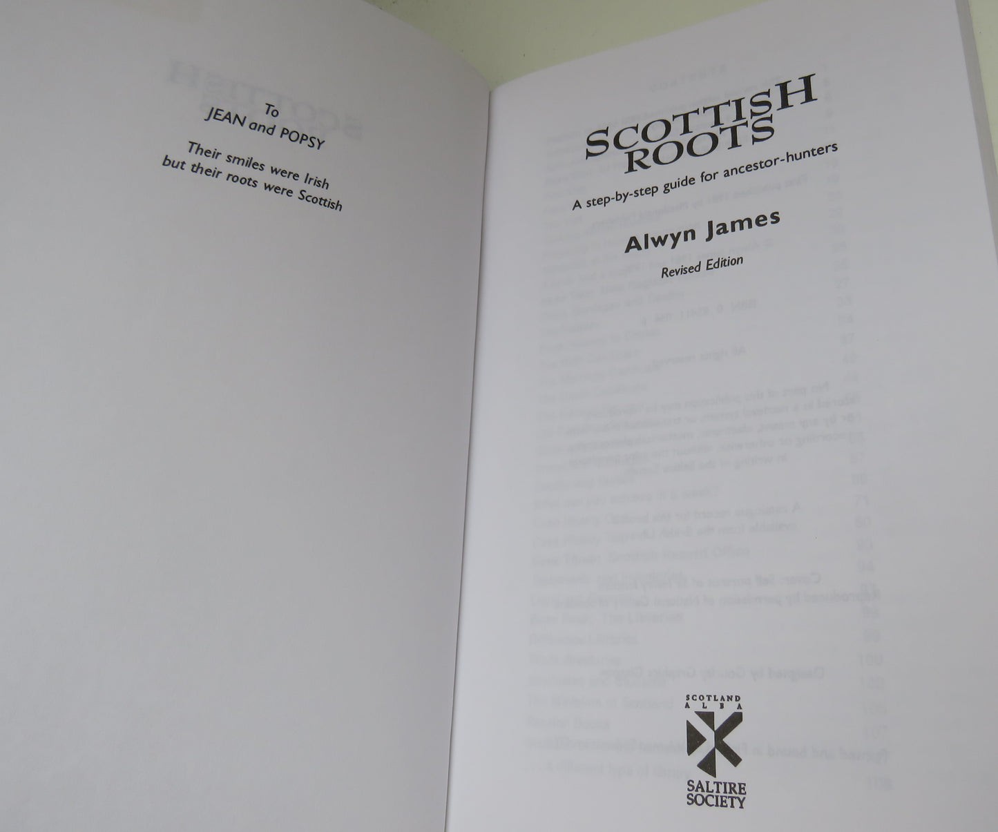 Scottish Roots, A Step-by-Step Guide for Ancestor-hunters by Alwyn James, 1995