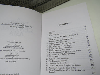 A Traveller's Companion to Central Asia by Kathleen Hopkirk, 1993 book image 4