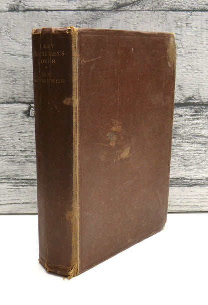 Lady Chatterley's Lover by D. H. Lawrence, 1932 book front cover