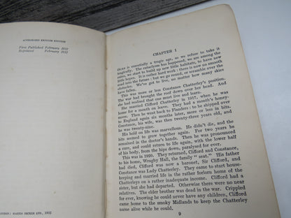 Lady Chatterley's Lover by D. H. Lawrence, 1932 book image 4