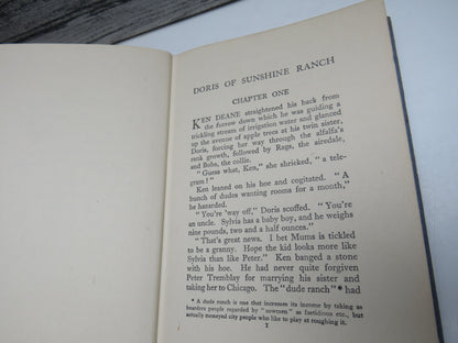 Doris of Sunshine Ranch by Helen Dickson, 1955 book image 4