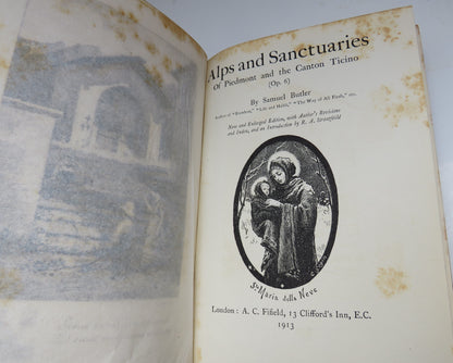 Alps and Sanctuaries of Piedmont and the Canton Ticino By Samuel Butler 1913 book image 3