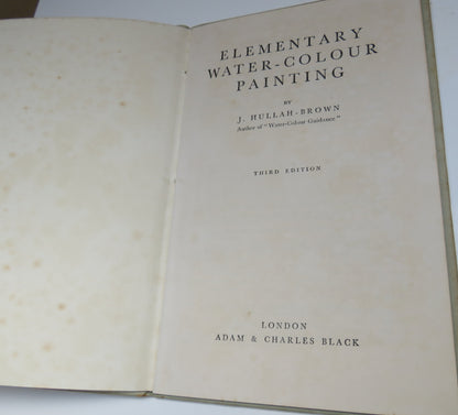Elementary Water-Colour Painting By J. Hullah-Brown 1960 book image 4