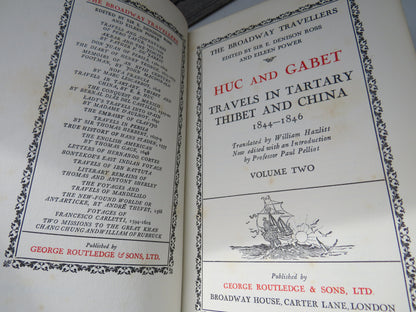 Huc and Gabet, Travels in Tartary, Thibet and China, 1844-6, Volumes I and II Translated by William  book image 6