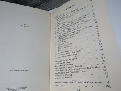 British Newspapers and their Controllers by Viscount Camrose, 1947 book image 4