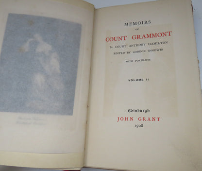 Memoirs of Count Grammont By Count Anthony Hamilton Volume II 1908 book image 5