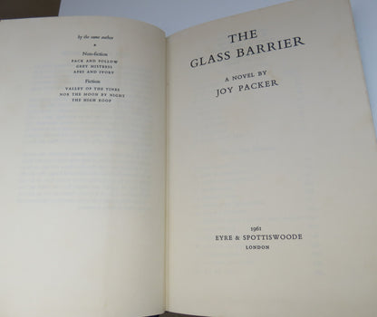 The Glass Barrier A Novel By Joy Packer 1961 1st Edition book image 4
