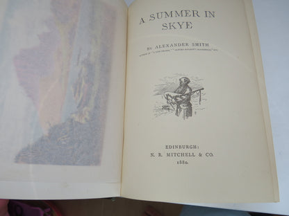 A Summer in Skye by Alexander Smith, 1880, Antique Book book image 3