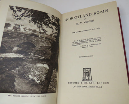 In Scotland Again By H.V. Morton 1949 book image 4