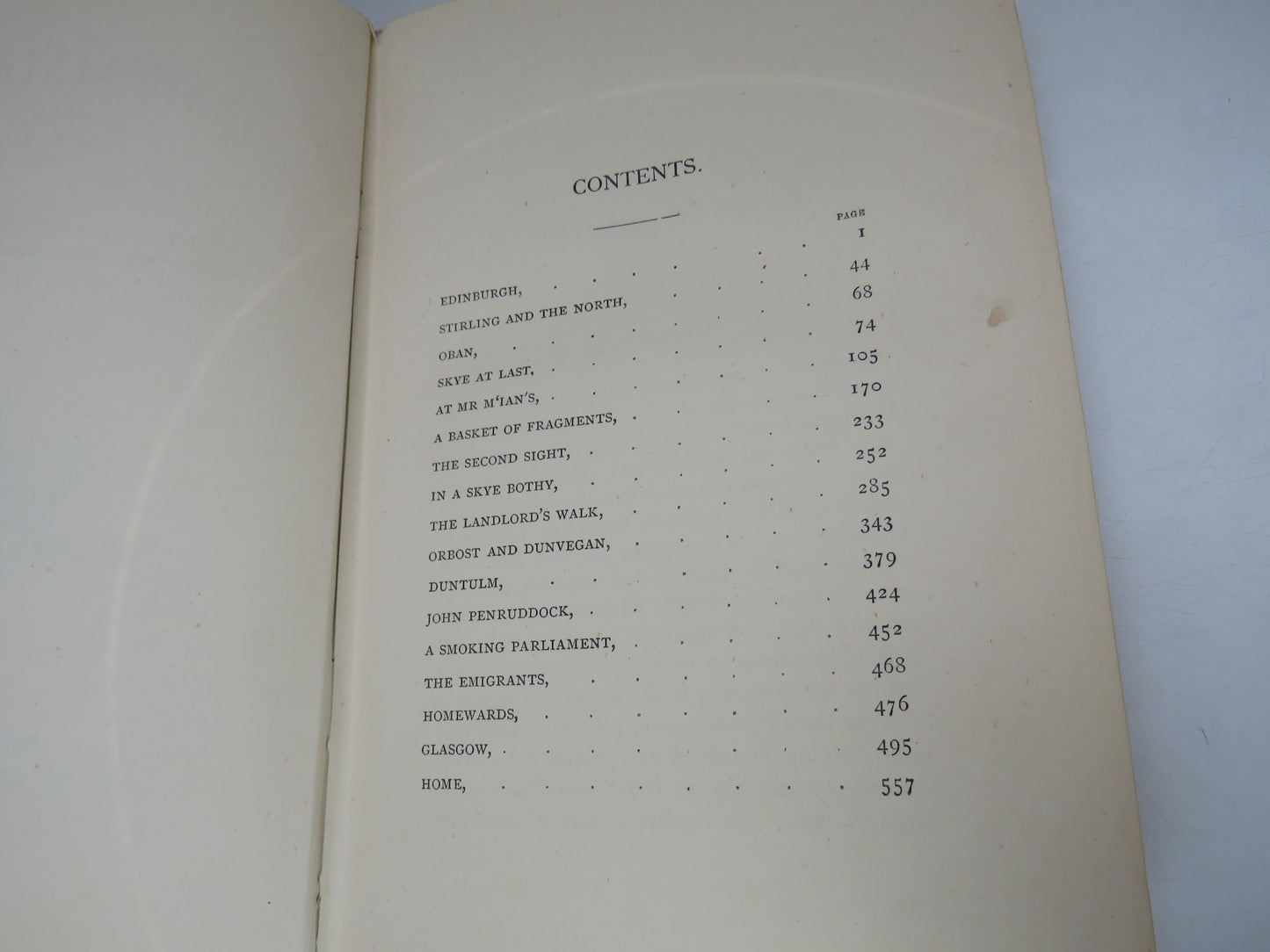A Summer in Skye by Alexander Smith, 1880, Antique Book