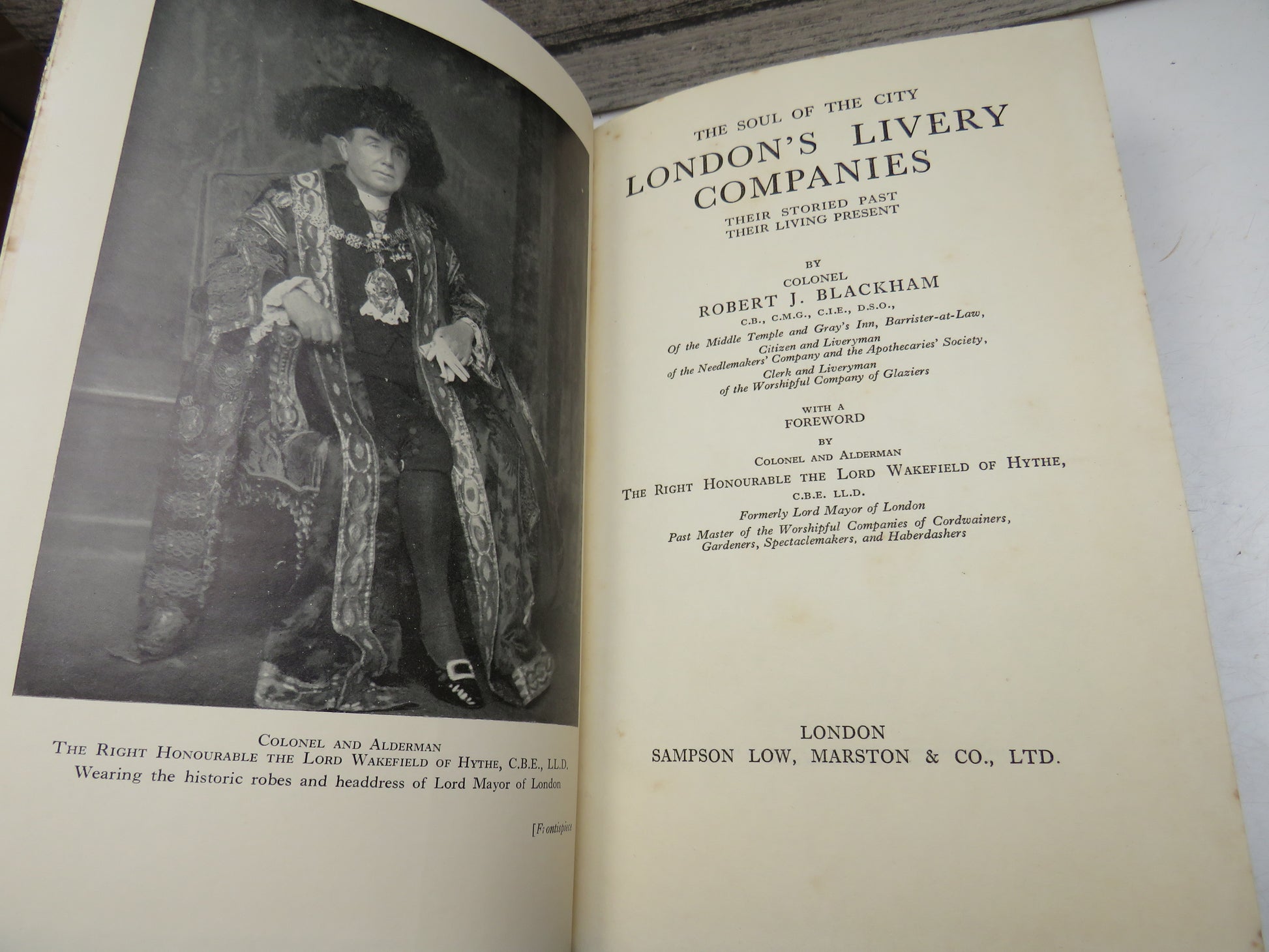 The Soul of the City, London's Livery Companies by Colonel Robert J. Blackham (Vintage History) book 5