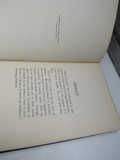 The Duties of Liabilities of Trustees, Six Lectures by Augustine Birrell, 1896, Presentation Copy book image 4