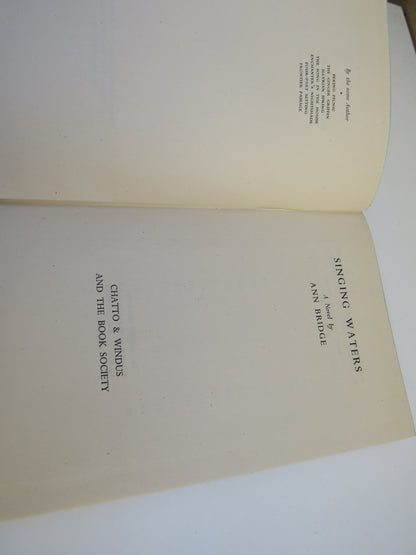 Singing Waters A Novel By Ann Bridge 1945 book image 5