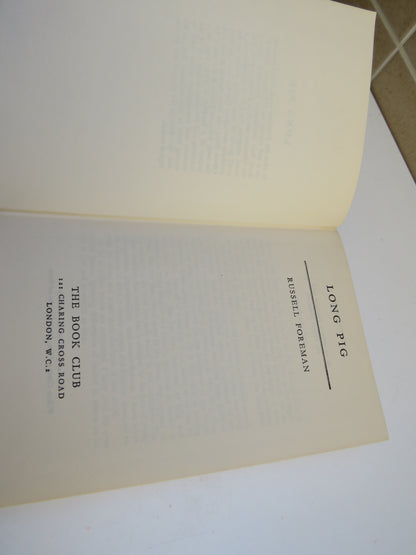 Long Pig By Russell Foreman 1960 book image 4